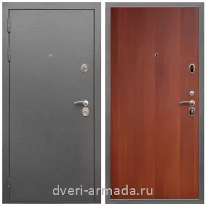 Входные двери 2050 мм, Дверь входная Армада Оптима Антик серебро / МДФ 6 мм ПЭ Итальянский орех