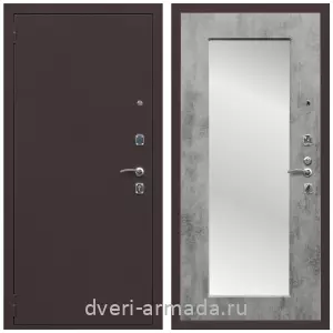 Входные двери 2050 мм, Дверь входная Армада Комфорт Антик медь / МДФ 16 мм ФЛЗ-пастораль Бетон темный