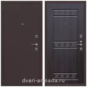 С теплоизоляцией для квартиры, Дверь входная Армада Комфорт Антик медь / МДФ 10 мм ФЛ-242 Эковенге