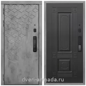 Современные входные двери, Дверь входная Армада Квадро МДФ 16 мм Kaadas K9 / МДФ 16 мм ФЛ-2 Венге