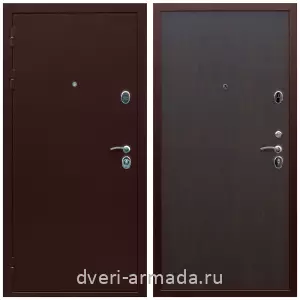 Хиты продаж, Недорогая дверь входная Армада Люкс Антик медь / МДФ 6 мм ПЭ Венге