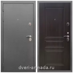 Входные двери 2050 мм, Дверь входная Армада Оптима Антик серебро / МДФ 6 мм ФЛ-243 Эковенге