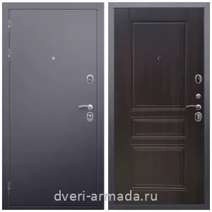 Входные двери 2050 мм, Дверь входная железная Армада Люкс Антик серебро / МДФ 6 мм ФЛ-243 Эковенге красивая с порошковым покрытием