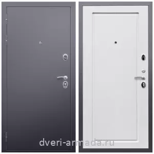 Входные двери толщиной 1.2 мм, Дверь входная Армада Люкс Антик серебро / МДФ 16 мм ФЛ-119 Ясень белый