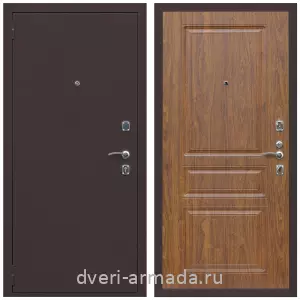 Утепленные входные двери, Дверь входная Армада Комфорт Антик медь / МДФ 16 мм ФЛ-243 Морёная береза