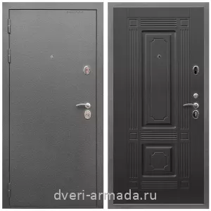 Заводские входные двери, Дверь входная Армада Оптима Антик серебро / МДФ 16 мм ФЛ-2 Венге