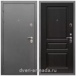 МДФ гладкая, Дверь входная Армада Оптима Антик серебро / МДФ 16 мм ФЛ-243 Венге