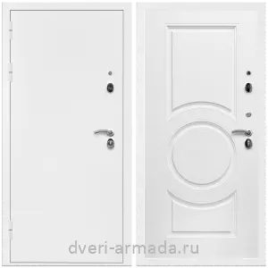 Готовые входные двери, Дверь входная Армада Оптима Белая шагрень / МДФ 16 мм МС-100 Белый матовый