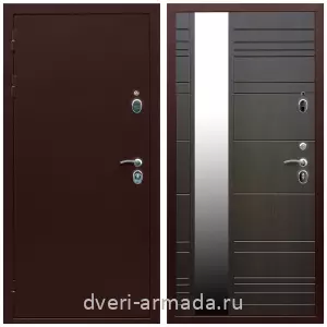Заводские входные двери, Дверь входная Армада Люкс Антик медь / МДФ 16 мм ФЛЗ-Сити Венге для частного дома с теплоизоляцией