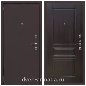 Входные двери 2050 мм, Дверь входная Армада Комфорт Антик медь / МДФ 6 мм ФЛ-243 Эковенге