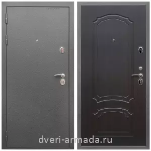 Входные двери 2050 мм, Дверь входная Армада Оптима Антик серебро / МДФ 6 мм ФЛ-140 Венге