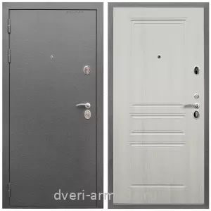 Наружные, Дверь входная Армада Оптима Антик серебро / МДФ 6 мм ФЛ-243 Лиственница беж