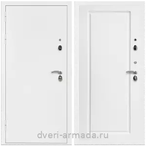 Офисные, Дверь входная Армада Оптима Белая шагрень / МДФ 16 мм ФЛ-119 Белый матовый