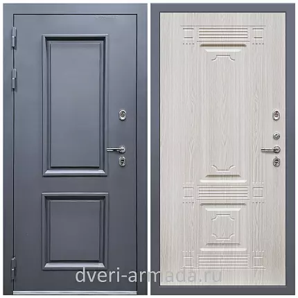 Дверь входная уличная в дом Армада Корса / МДФ 6 мм ФЛ-2 Дуб белёный